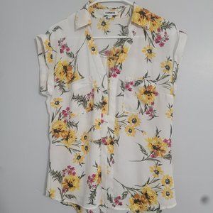 Express size small floral blouse